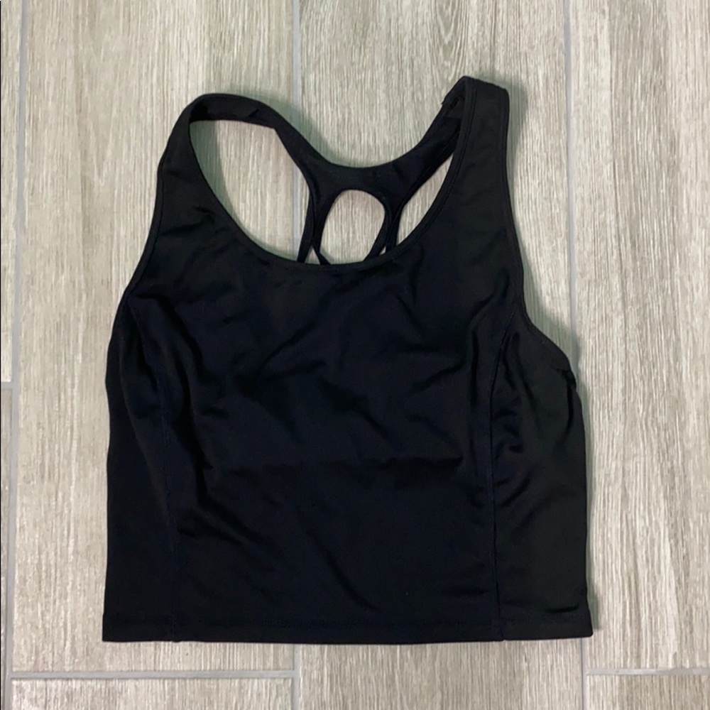Crop workout top